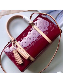 Louis Vuitton Monogram Embossed Leather Neo Triangle Bag M96052 Burgundy 2018