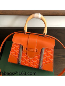 Goyard Saigon Structure PM/Mini Top Handle Bag Orange 2021