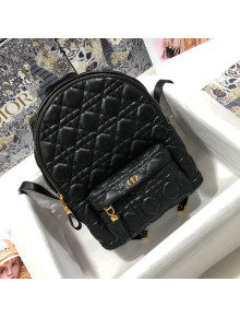 Dior Small Backpack in Black Cannage Lambskin 2021 M9221