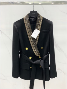 Balmain Studded Jacket Black 2022 031251