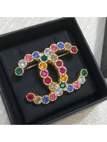 Chanel CC Brooch AB5493 Multicolor 2020