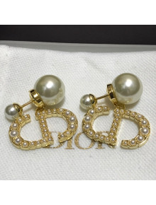 Dior Tribales Crystal Pearl Earrings 2021 082407