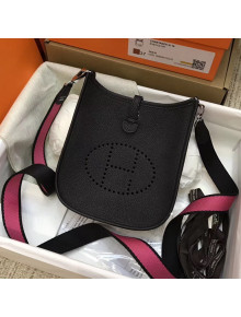 Hermes Evelyne Mini Bag in Original Togo Leather 17cm Black