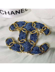 Chanel Denim CC Brooch AB3402 62 2020