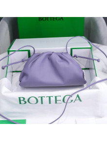 Bottega Veneta The Mini Pouch Soft Clutch Bag in Lavender Purple Calfskin 2020 585852