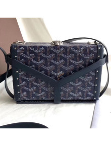 Goyard Minaudiere Mini Y Case Shoulder Bag Dark Blue