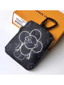 Louis Vuitton Vivienne Mascot Monogram Eclipse Canvas Coin Purse 2018