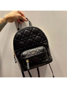 Dior Mini Backpack in Black Cannage Lambskin 2021