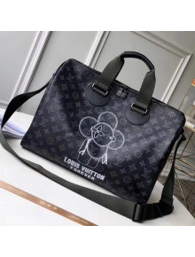 Louis Vuitton Vivienne Mascot Monogram Eclipse Canvas Speedy 40 Bag 2018