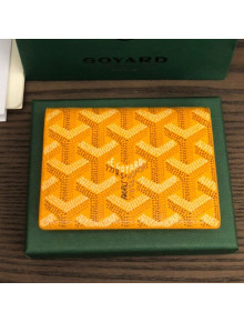 Goyard Business Card Holder Wallet Yellow 2021