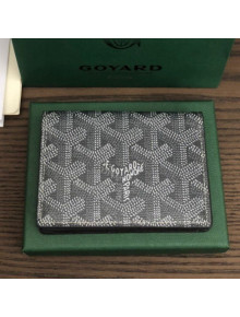 Goyard Business Card Holder Wallet Grey 2021