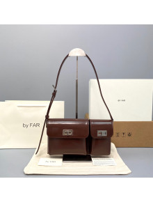 By Far Billy Semi Patent Leather Shoulder Bag Brown 2021 