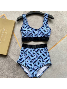 Burberry TB Swimwear BS07 Blue 2021