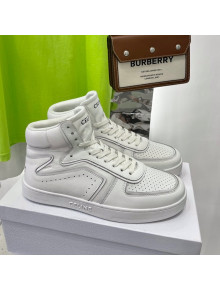 Celine Calfskin High Top Sneakers White 2022 031157