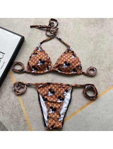 Gucci x Mickey Mouse Swimwear GS10 Brown 2021