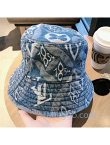 Louis Vuitton SINCE 1854 Canvas Bucket Hat Blue 2020