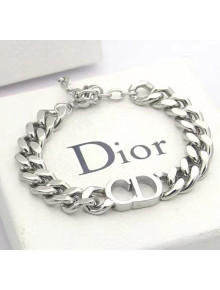 Dior CD Chian Bracelet 2061234 Silver 2020