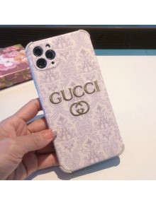 Gucci Embroidered iPhone Case White 2021