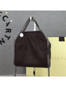 Stella McCartney Tiny Falabella Tote Bag 18cm Dark Brown/Silver 2020