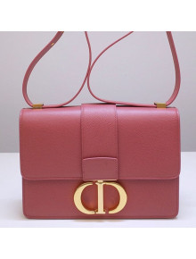 Dior 30 Montaigne CD Flap Bag in Grained Calfskin Sienna Pink 2019