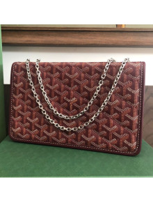 Goyard Alexandre Chain Bag Burgundy 2021