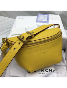 Givenchy Whip Blet Bag/Bumbag in Smooth Leather Yellow 2019