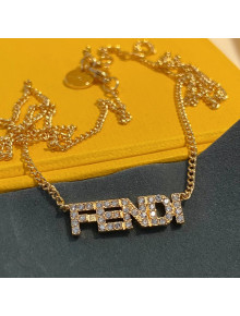 Fendi Logo Necklace 2021 082575