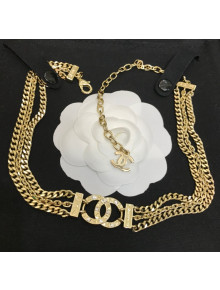 Chanel Chains Chocker Necklace CH21041602 Gold 2021