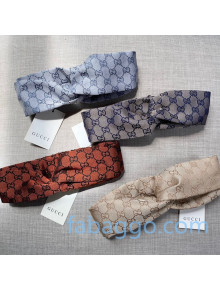 Gucci GG Canvas Headband 4 Colors 2020