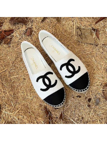 Chanel Fabric Espadrilles G29762 White 2021 