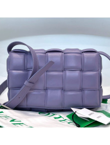 Bottega Veneta Padded Cassette Medium Crossbody Messenger Bag Lavender Purple 2021 14