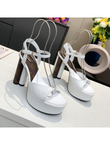 Louis Vuitton Podium Platform Sandal White 2021