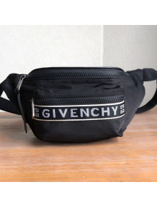 Givenchy Nylon Logo Band Belt Bag Black 2019