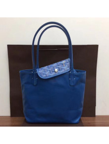 Goyard Reversible Mini Shopping Tote Bag Royal Blue 2019