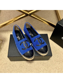 Chanel Shearling Espadrilles Blue 2021 1122113