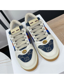 Gucci GG Denim Screener Sneaker Dark Blue 2021 (For Women and Men)