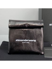 Alexander Wang Lambskin Lunch Bag Cluch Black 2021