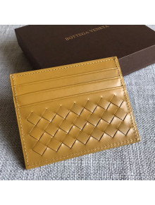 Bottega Veneta Woven Credit Card Case/Holder Yellow 2021