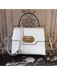 Dolce&Gabbana Leather Welcome Handbag White 2018