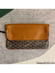 Goyard Folding Leather Clutch 020169 Brown 2021