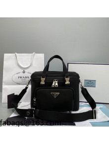 Prada Nylon Vanity Case Bag Black 2021