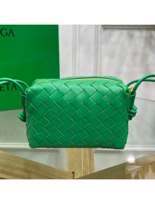 Bottega Veneta Mini Loop Crossbody Bag Parakeet Green 2021 