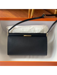 Hermes Clic-H 21 Bag in Grained Calfskin Shoulder Bag Black/Gold 2020