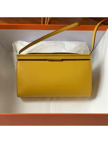 Hermes Clic-H 21 Bag in Grained Calfskin Shoulder Bag Yellow/Gold 2020