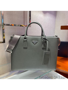 Prada Saffiano Leather Prada Galleria Bag 2VG061 Grey 2022