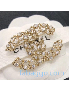 Chanel Crystal CC Brooch 26 2020