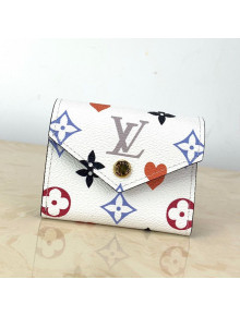 Louis Vuitton Game On Zoé Wallet in White Monogram Canvas M80278 2020