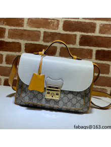 Gucci Padlock Small Shoulder Bag 644527 White 2021