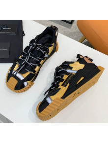 Dolce & Gabbana NS1 Sneakers in Mixed Materials Ginger/Black 2020(For Women and Men)