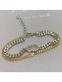 Dior Chain CD Star Bracelet Gold/Silver 2020